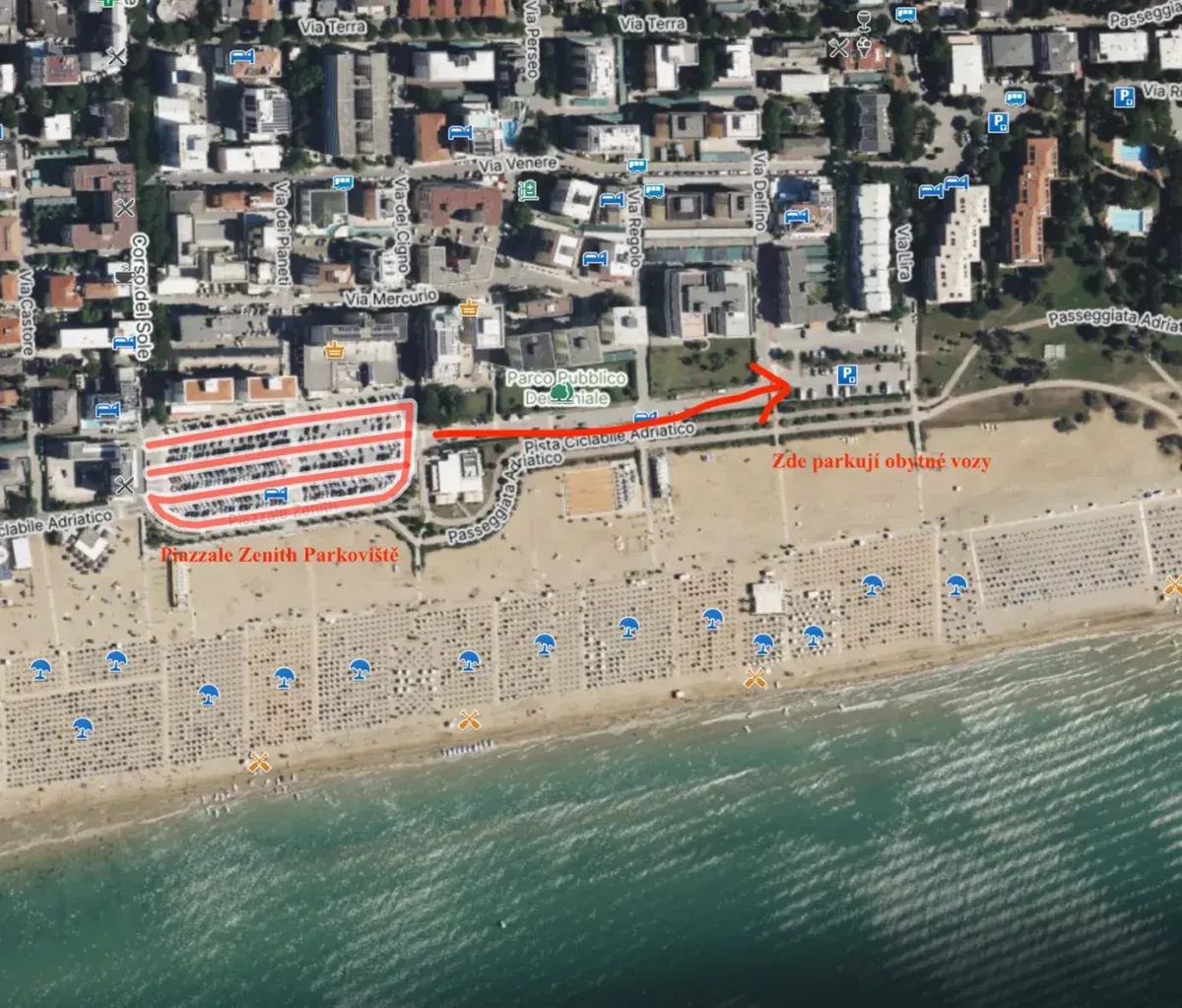 Obytňák choceň foto pláž bibione